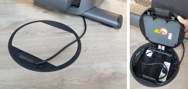 floor sockets open and closed