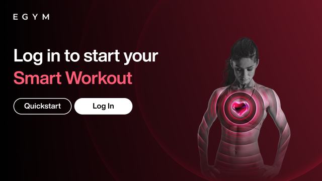 Smart Cardio welcome screen with a “Log In” button.